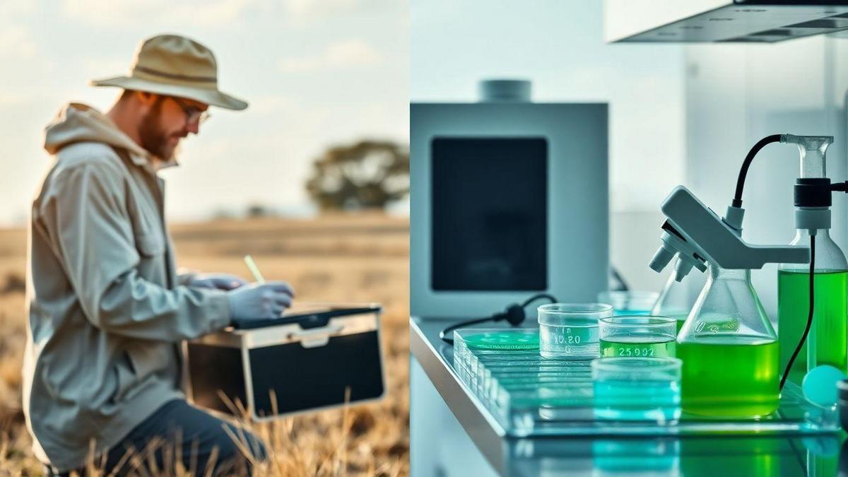 Do campo ao laboratório: preservação, transporte, quantificação e cultivo microbiano