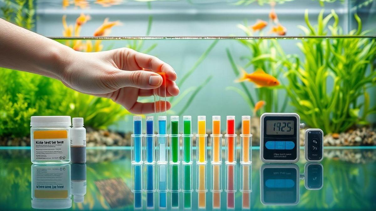 Kits de teste para aquários fáceis de usar: tiras, kits líquidos e medidores digitais