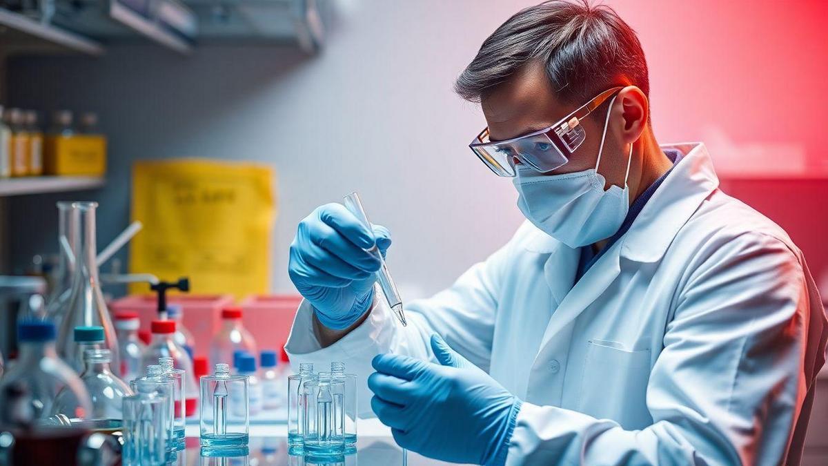 Manuseio seguro de reagentes para análise de solo no seu laboratório
