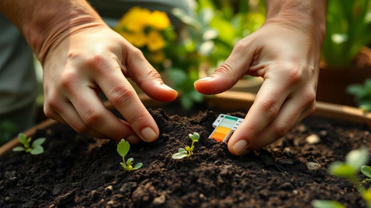 Métodos para avaliar a qualidade do solo em jardinagem: pH e matéria orgânica